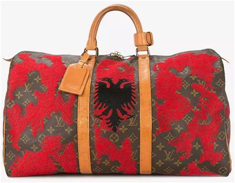 borsa louis vuitton bandiera albania|If you are a patriot, this Louis Vuitton bag with the Albanian flag .